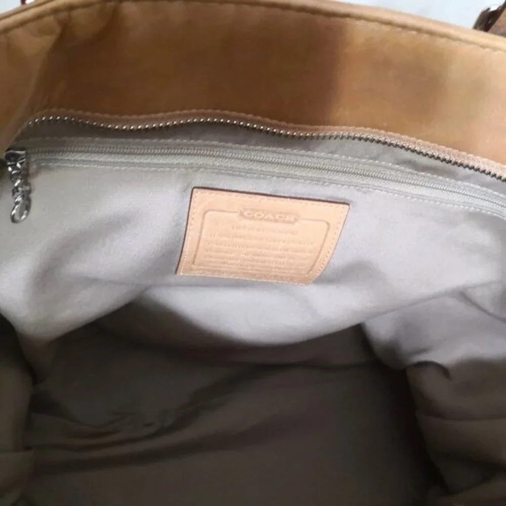Like‎ New Vintage Coach Hampton Leather Bag